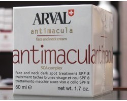 Arval Antimacula Crema Viso Collo 50ml Trattamento Macchie Scure Spf 8