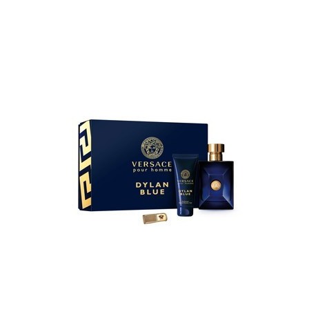 Dylan Blue Versace Set - Eau de Toilette 100ml + Shower gel 100ml + Money Clip